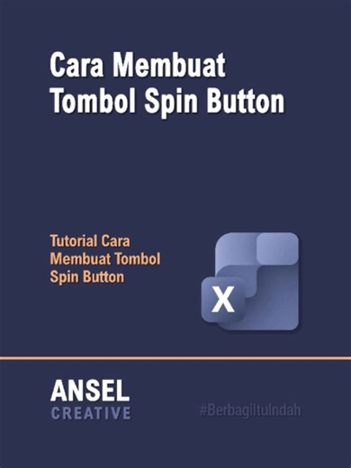 Cara Membuat Tombol Spin Button di Microsoft Excel #Excel #BelajarExcel #ExcelPemula #RumusExcel #TrikExcel