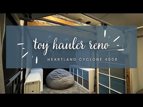 Heartland Cyclone 4006 | Toy Hauler Renovation