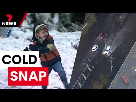 Victoria's cold snap - From snow to a surging sea, wild weather sweeps the state | 7NEWS