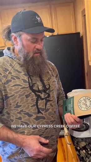 Korie Robertson on Instagram: "I told @realwilliebosshog people love seeing his cooking videos but I he’s not going to film them himself 🤣 he’s not a big Instagram guy! Maybe we’ll do more of these though 🥰 (Of course using our favorites, @thecommandercoffee, Miss Kay’s biscuits and Willie’s Mayhaw Jelly!)"
