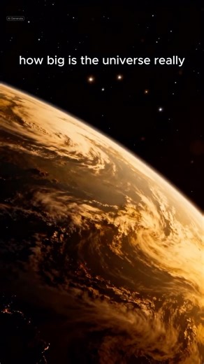 How Big Is the Universe—Really? 🌌 | Mind-Blowing Science Explained #shorts #universe #bigbang