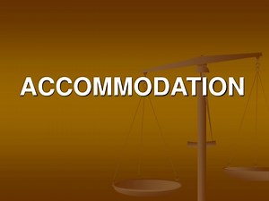 ACCOMMODATION - SlideServe