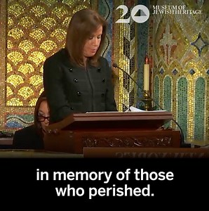 63K views · 1K reactions | It is tradition in the Jewish faith to light candles in memory of loved ones who have perished. This deeply symbolic tradition also holds true for commemorative ceremonies. During New York’s Annual Gathering of Remembrance, presented by the Museum, Holocaust survivors lit candles for those who were murdered in the Holocaust to honor their memory and legacy. #StoriesSurvive | Museum of Jewish Heritage - A Living Memorial to the Holocaust | Facebook