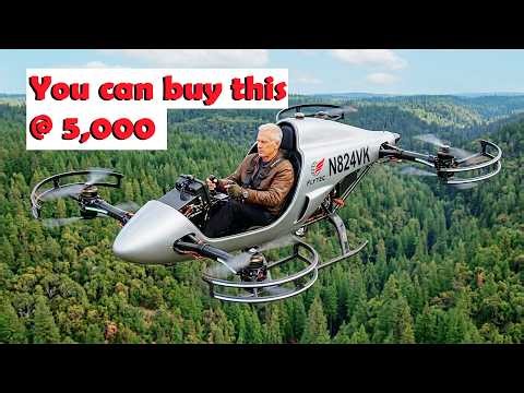 The Top 10 Cheapest Ultralight eVTOLs you can Fly Without a License.