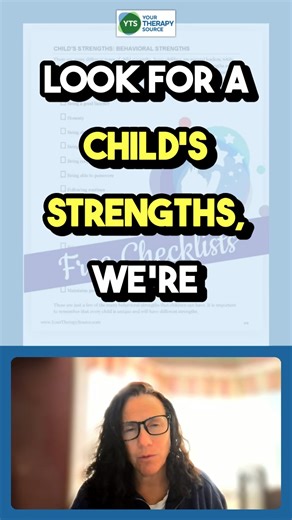 Let's talk about a strengths based approach to help students reach their goals! Have you had success with focusing on a student's strengths rather than their weaknesses? Let me know in the comments. You can download a FREE Strengths Based Checklist at Your Therapy Source. | Your Therapy Source | Facebook