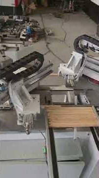 Oil painting frame stretching bar tenon machine