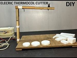 Electric Thermocol Cutter (DIY), Using Waste Material, For Making Model For School Projects