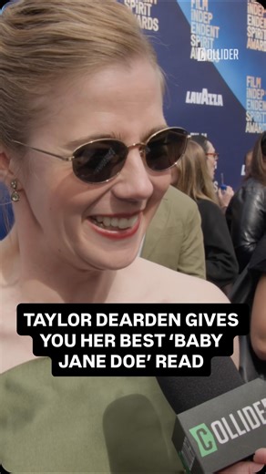 Best Supporting Performance in a New Scripted Series nominee Taylor Dearden from The Pitt gave us her very best “Baby Jane Doe!” on the #SpiritAwards carpet 🎭✨ | Collider.com