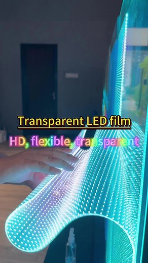 Flexible LED Transparent Film Screen - Ultra-Thin Design