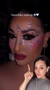 121K views · 209 reactions | when cold girl makeup transforms to snowflake makeup❄️✨ @lexilalamakeup (via IG) #ROMWE #makeup #holidayseason | ROMWE | Facebook