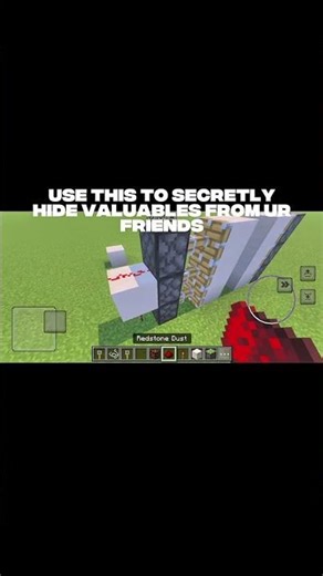 Minecraft redstone automatic door tutorial! #minecraft #redstone