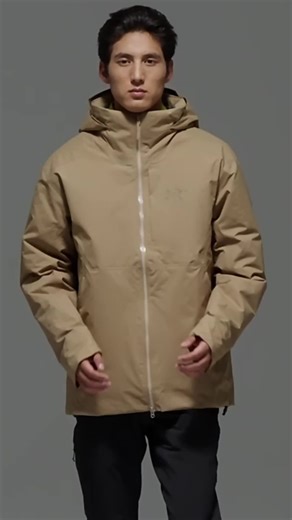 ARC'TERYX始祖鸟 RALLE INSULATED JACKET 保暖棉服评测：Canvas/砂陶棕XS开箱推荐，真的好用吗？