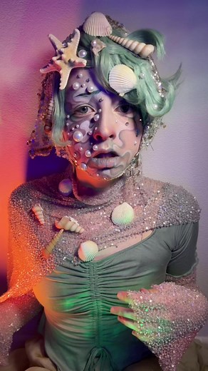 Ocean Inspired Makeup Art: Aesthetic and Cool Face Paint