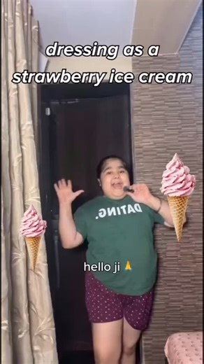 jasmeet Singh Banga on Instagram: "when life doesn’t give you a strawberry icecream, become one 🍓🍨#collab [icecream makeup grwm strawberry look]"