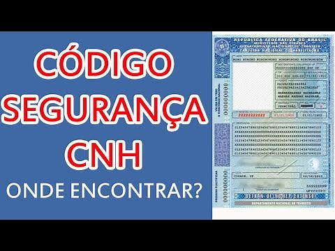 Como Conseguir o Código de Segurança da CNH - Rápido Atualizado!