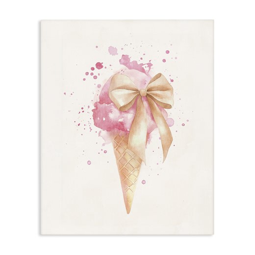 Mercer41 Icy Charm Ice Cream Cone Canvas, design by Svetlana Aleynikova | Wayfair
