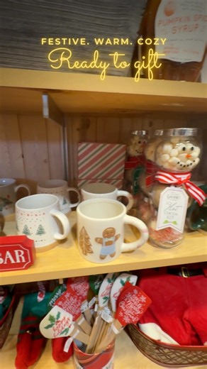 Festive, warm, and cozy — the perfect cups for your hot cocoa this holiday season! ☕🎄✨ Stop by Palmer Candy and pick your favorite mug to sip, gift, and enjoy all winter long. #PalmerCandy #HotCocoaSeason #FestiveCups #HolidayWarmth #CozyVibes #SweetSeason #ShopLocal #SiouxlandEats | Palmer Candy Store