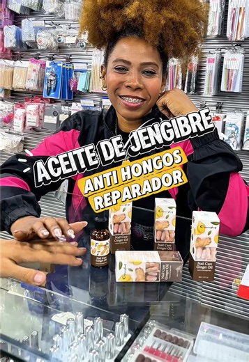 Uñas Fuertes con Aceite de Jengibre Natural