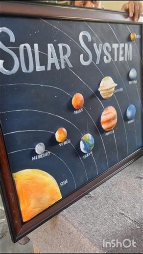 Solar System Project🌞🌎🌝✨ #art #solarsystem #viral