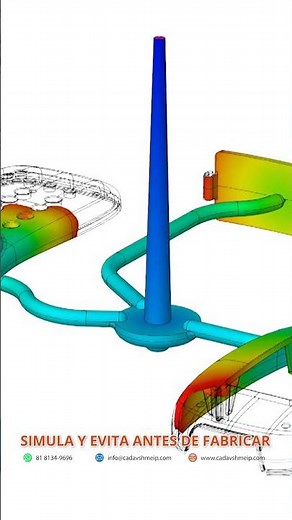 SolidWorks Plastics: Simulacion de inyección de plásticos