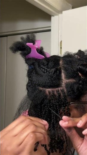 Day Two of Installing my microlocs!