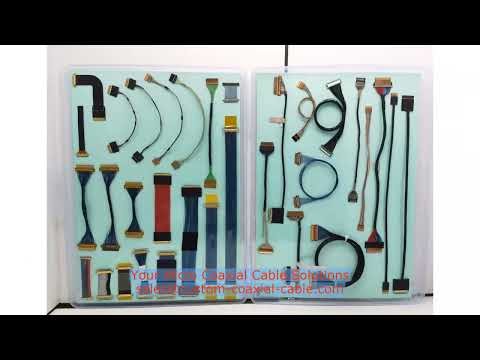 Specialized ultra-fine coaxial cable USA supplier microcoax for AR VR headsets ufl to sma male Axle