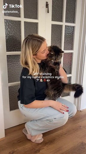 DIY Cinder Block Shelving for Ceramics Studio