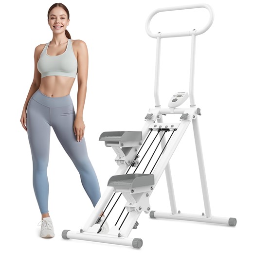 HXD-ERGO Stair Stepper for Home, Full-Body Exercise Stair Climber, Compact Foldable Step Machines Designed for Home Workouts & Small Spaces