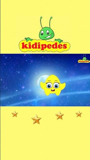 Twinkle Twinkle Little Star ⭐ | Nursery Rhymes & Kids Songs | Preschool & Kindergarten | Kidipedes