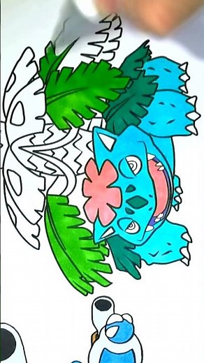 Coloring Mega Venusaur #shorts