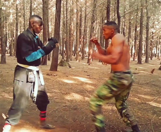 Explosive Boxing Action in Kenyan Film