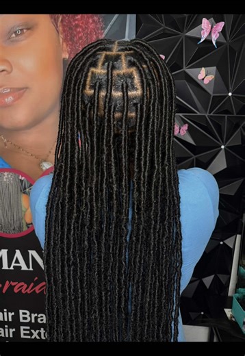 Crochet locs braid 👌🏾😍 #braids #viral #locs #locstyles #fyp