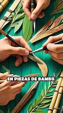 El arte secreto del tallado en bambú chino