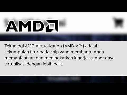 Cara Mengaktifkan/Enable AMD Virtualization
