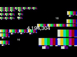 Rainbow Screen Beep 1,073,741,824 times