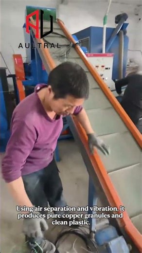 Scrap Copper Cable Granulator Machine with High Purity Separation