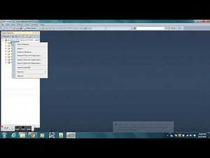 SQL Server restore .bak file