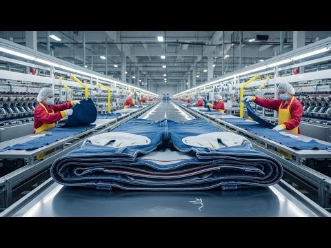 Inside the Jeans Factory – Full Process How Luxury Denim Are Made