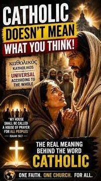 What Does “Catholic” REALLY Mean? The Answer May Surprise You