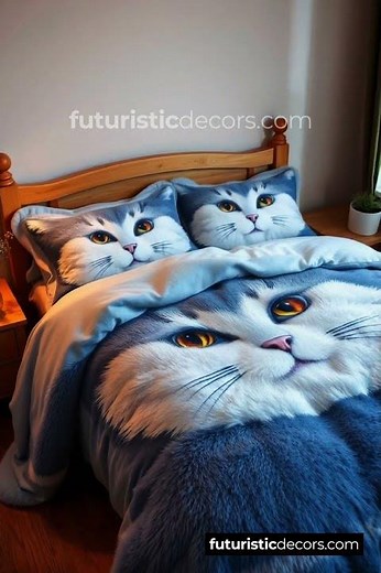 Fluffy Cat-themed Bedding Sets That Will Make You Purr With Joy 🛏