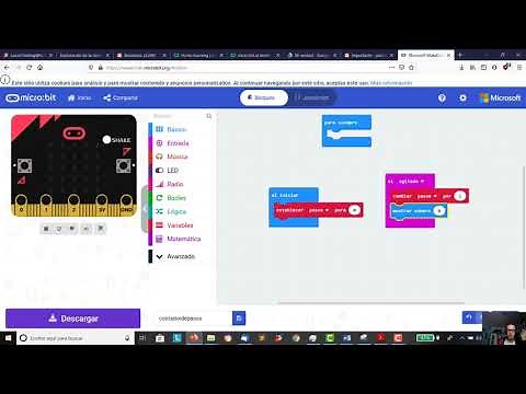 Contador de pasos Placa micro:bit Microbit TIC 2 ESO IES Monterroso