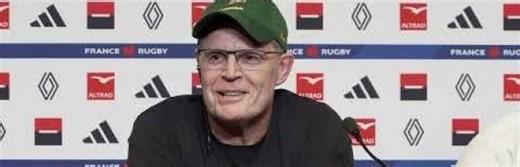 Springbok post-match media conference in Paris