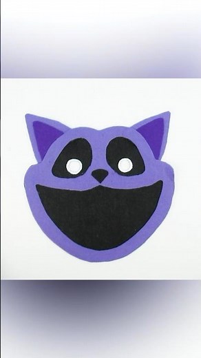I Made CatNap mask Poppy Playtime 3 Deep Sleep! Making Cat mask by Cool Crafts Smiling Critters