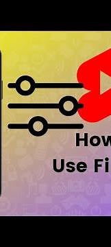 How to Use Filters on YouTube Shorts? - Shorts Tips