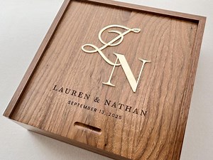 Wedding Memory Keepsake Box Custom Memory Box Wooden Photo Box Acrylic Wedding Box Our Wedding Memories Wedding Album Box Couple Memory Box - Etsy