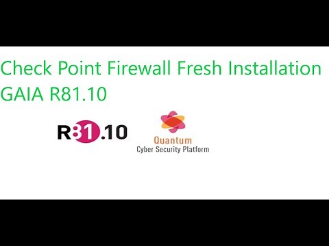 Check Point Advanced Firewall Installation Part 1 :How to Install R81.10 GAIA OS #Management Server