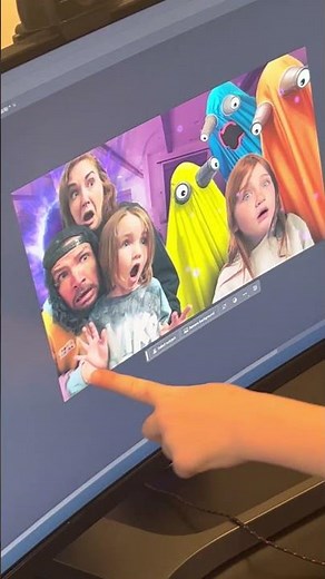 ADLEY designs a SiLLY THUMBNAiL!! 👻 A for Adley creates the RAiNBOW GHOST 3 video!! #shorts