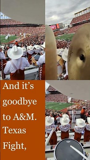 POV: Longhorn Band Plays Texas Fight 🤘