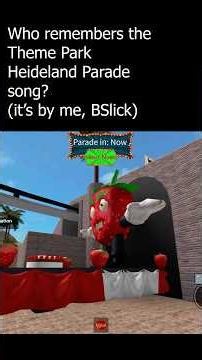 Who remembers the Theme Park Heideland parade song on #roblox ? #robloxedit #robloxshorts
