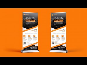 How to Create a Roll Up Banner in Photoshop | Graphic Design Tutorial